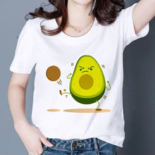 Load image into Gallery viewer, MAMACADO Women Graphic T shirts Fashion Summer T-shirts Funny Avocado Print Tees Short Sleeve Vintage Vogue Tshirts Girls