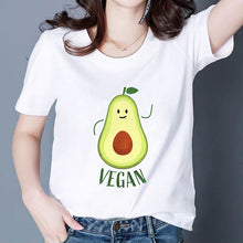 Load image into Gallery viewer, MAMACADO Women Graphic T shirts Fashion Summer T-shirts Funny Avocado Print Tees Short Sleeve Vintage Vogue Tshirts Girls
