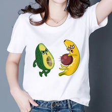 Load image into Gallery viewer, MAMACADO Women Graphic T shirts Fashion Summer T-shirts Funny Avocado Print Tees Short Sleeve Vintage Vogue Tshirts Girls
